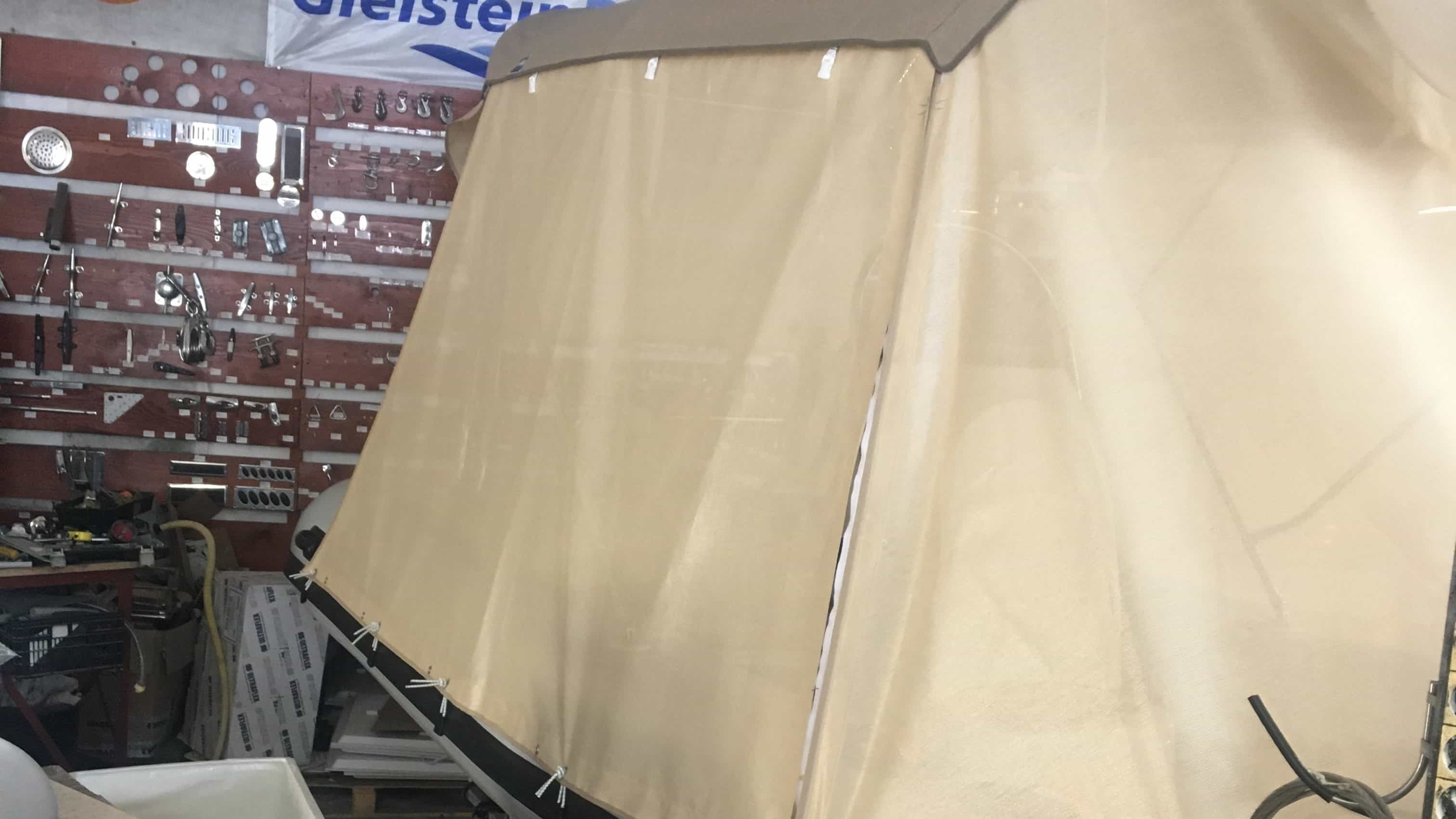 šator tenda u materijalu Fortotex Premium Mesh za GUMENJAK BURA